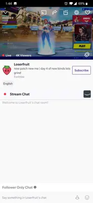 Twitch android App screenshot 2