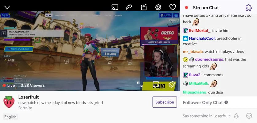 Twitch android App screenshot 5